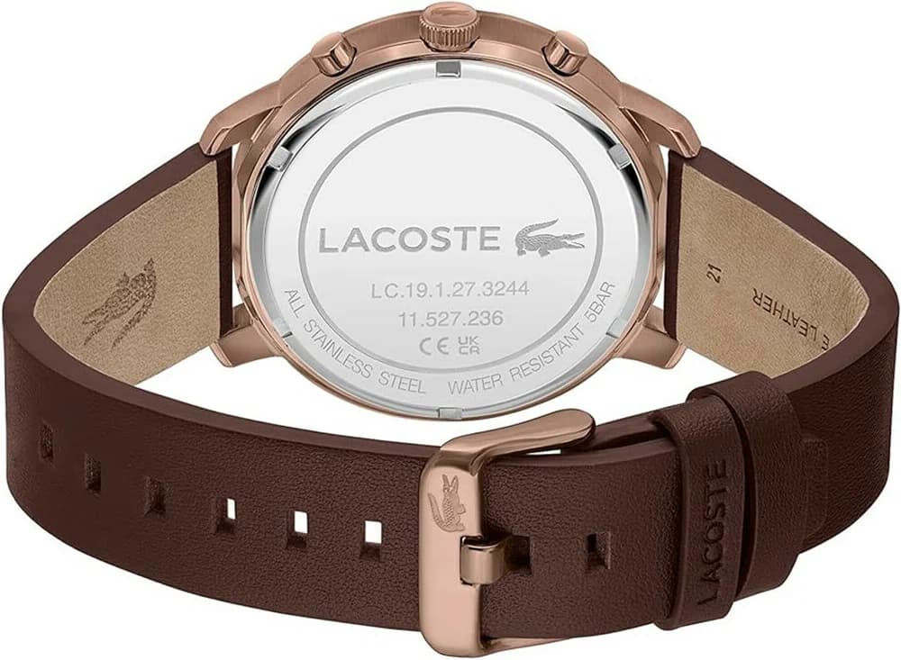 Montre Lacoste Replay 2011257 - Bracelet Cuir Marron et Cadran Multifonctions vue 3
