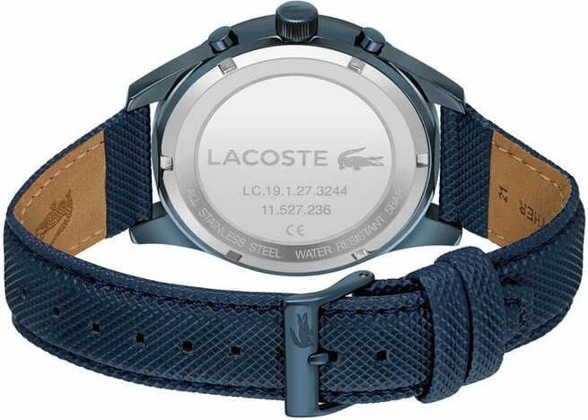 Montre Lacoste 2011297 homme détail cadran bleu