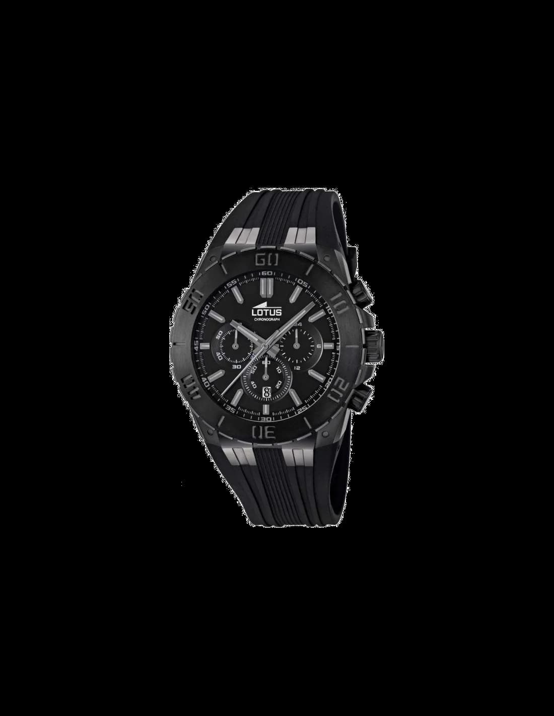 Lotus L15803/1 montre chronographe noir — Montres Outlet