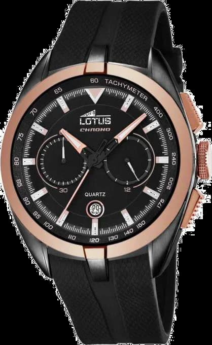 Lotus L18192/1 chronographe noir — Montres Outlet