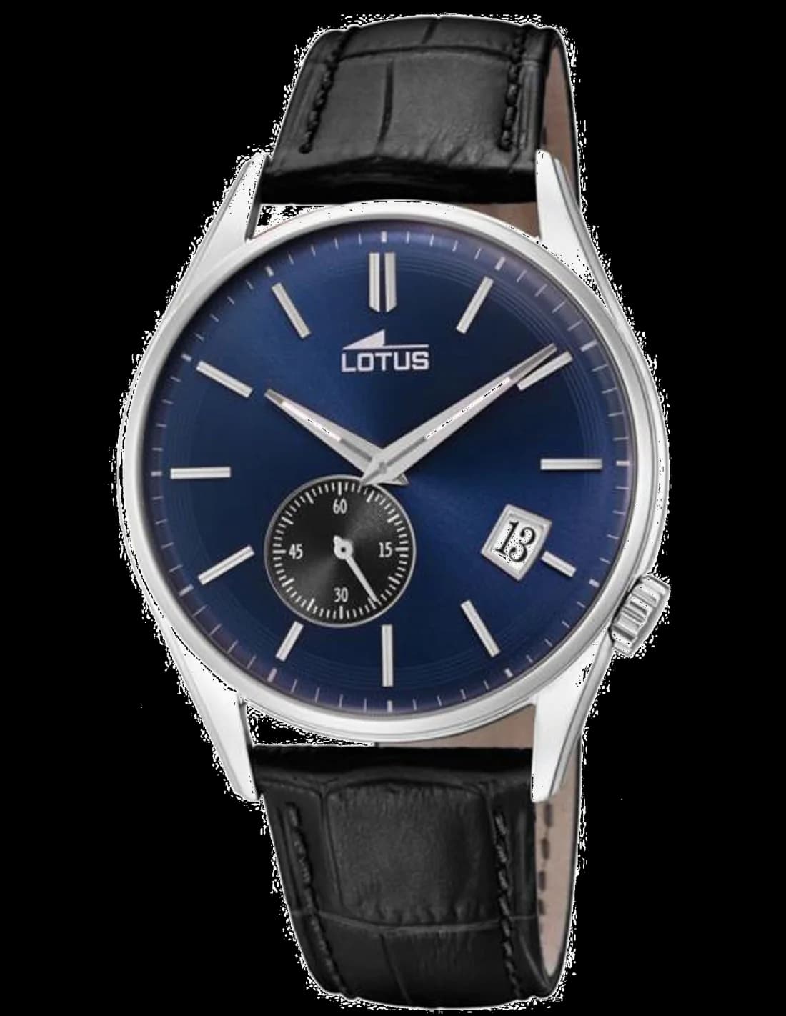 Lotus L18355/2 cadran noir et chronographe — Montres Outlet