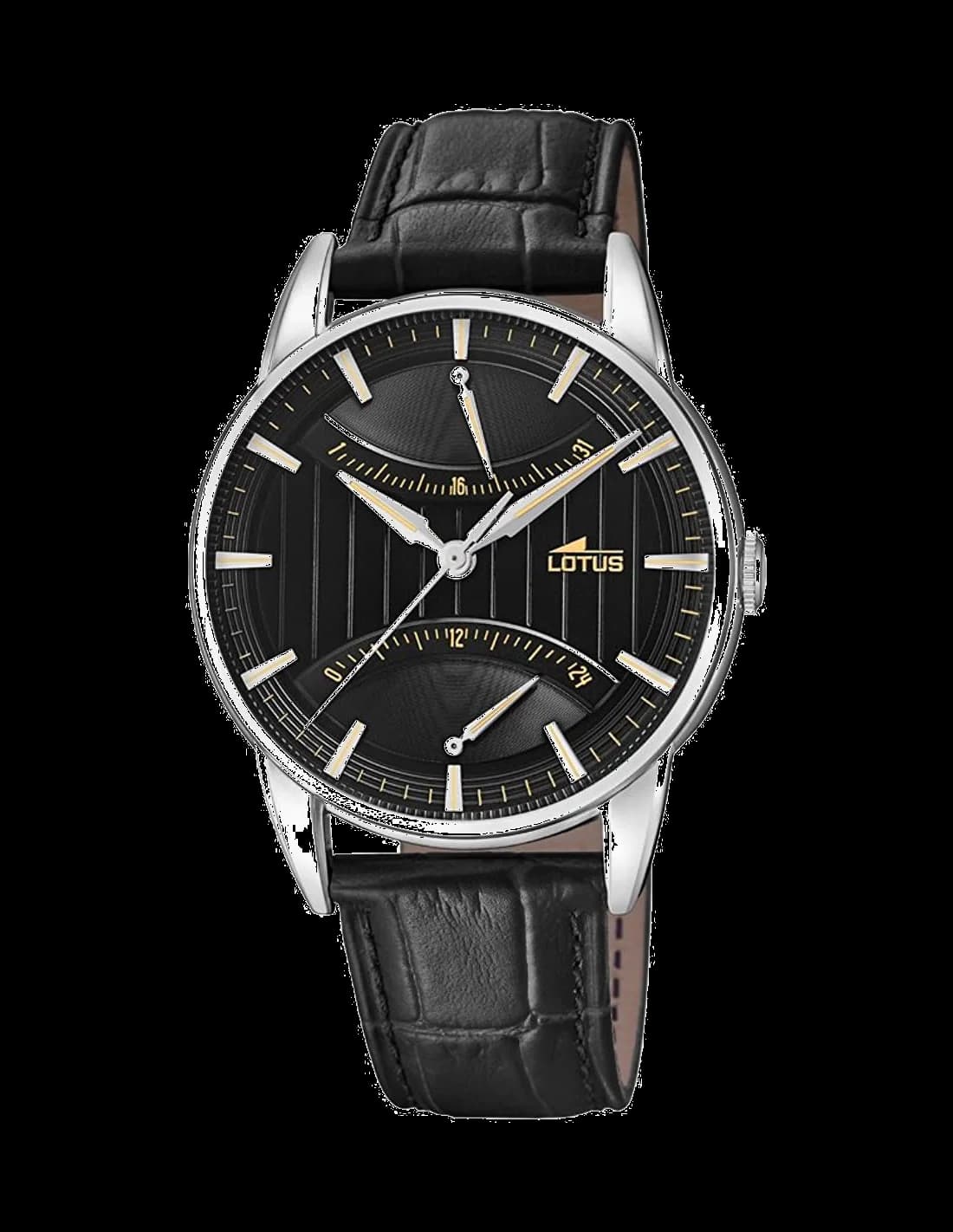 Lotus L18429/4 montre chronographe noir — Montres Outlet