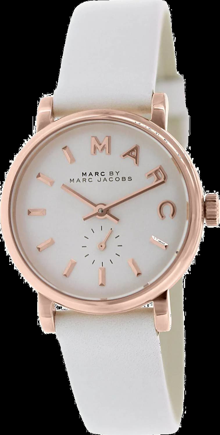 Marc Jacobs MBM1284 - montre quartz blanc en acier inoxydable