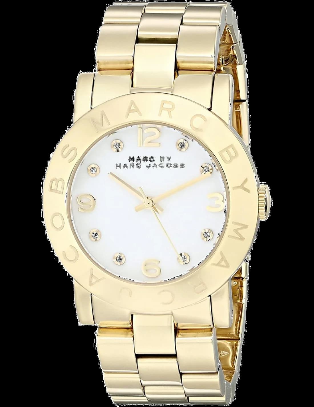Montre Marc Jacobs MBM3056 femme cadran blanc bracelet acier inoxydable