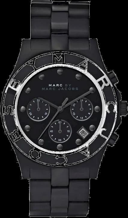 Marc Jacobs MBM3083 montre quartz noir — Montres Outlet