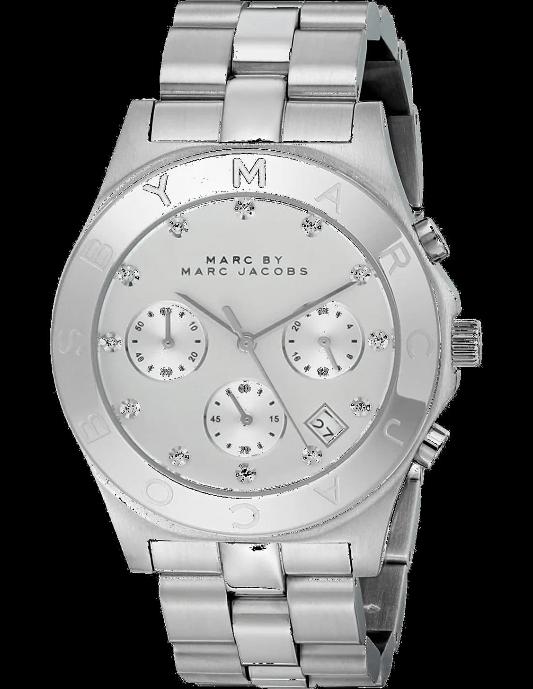 Marc Jacobs MBM3100 montre avec cadran argenté — Montres Outlet