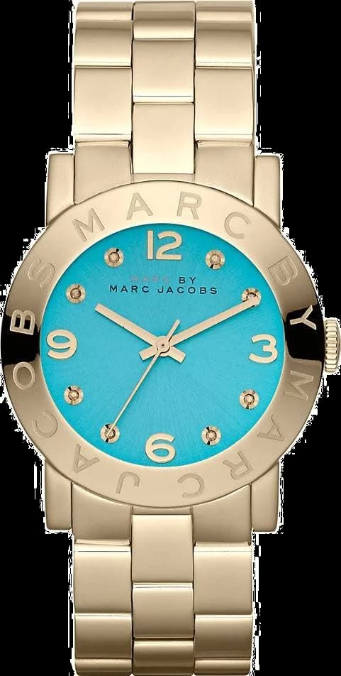 Montre Marc Jacobs MBM3220 femme cadran turquoise bracelet acier inoxydable