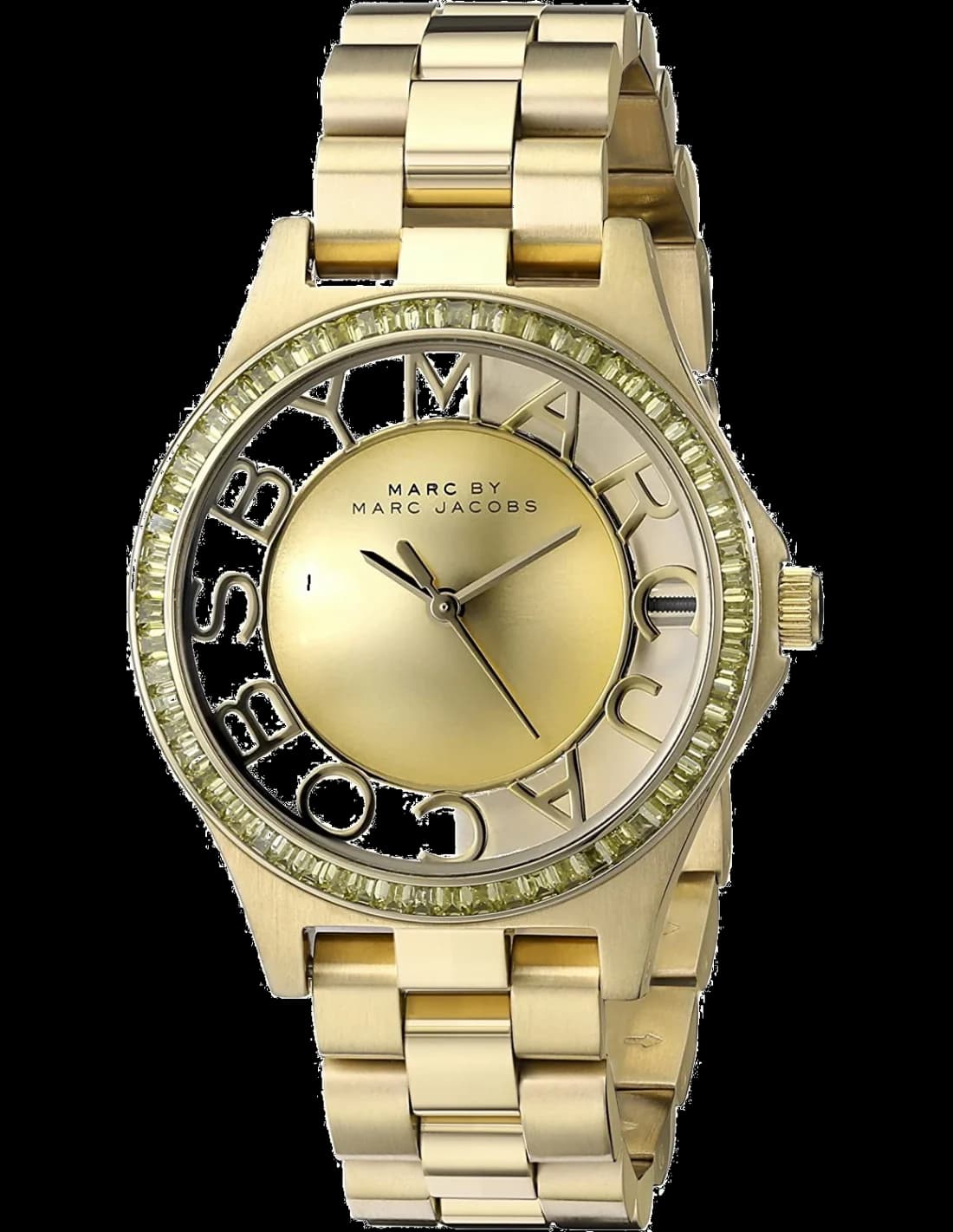 Montre Marc Jacobs MBM3338 femme cadran doré bracelet acier inoxydable