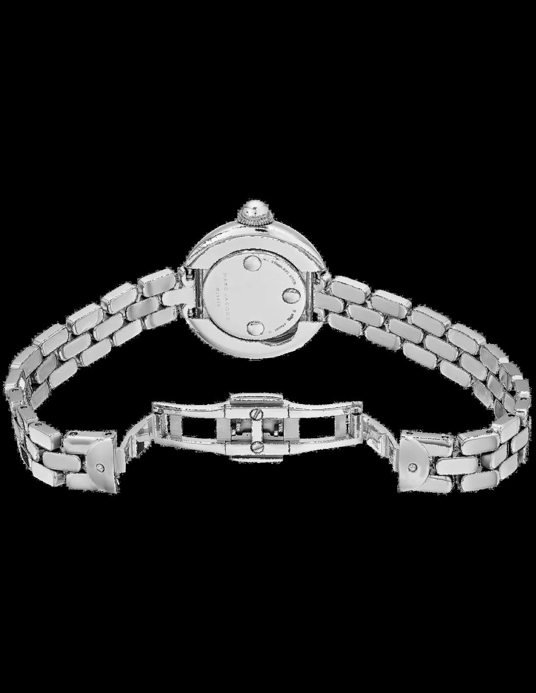 Détail cadran et bracelet cuir de la montre Marc Jacobs MJ3456 — Montres Outlet