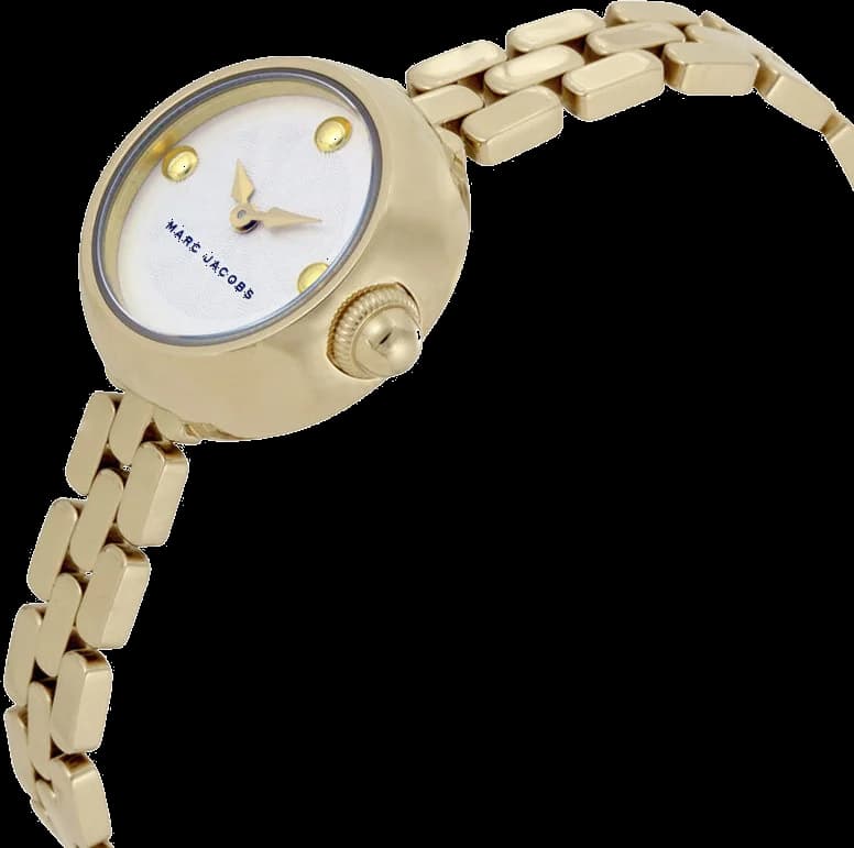 Montre Marc Jacobs MJ3459 Courtney en Acier Doré Jaune vue 2