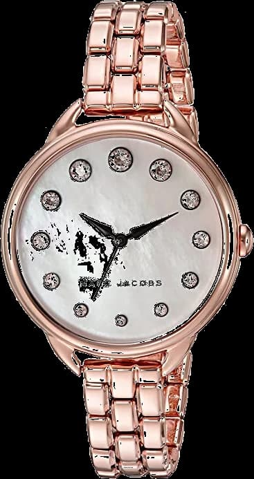 Marc Jacobs MJ3511 montre avec cadran blanc — Montres Outlet