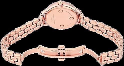 Montre Marc Jacobs MJ3511 en Acier Or Rose et Index Cristaux vue 3