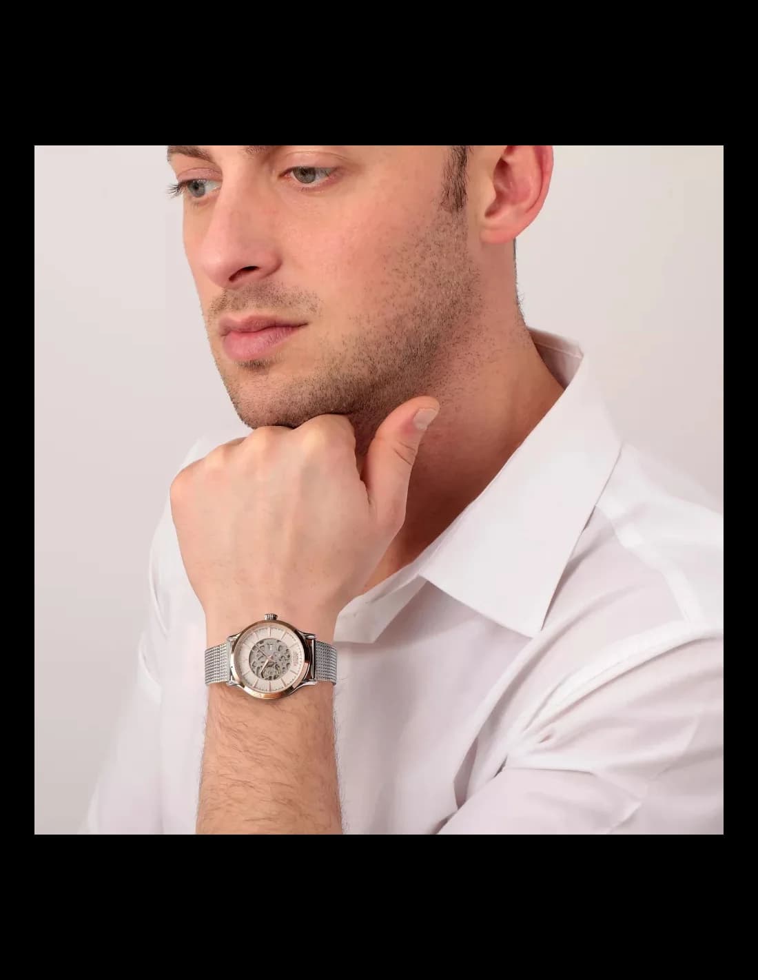 Montre Maserati R8823118001 homme verso boîtier argent
