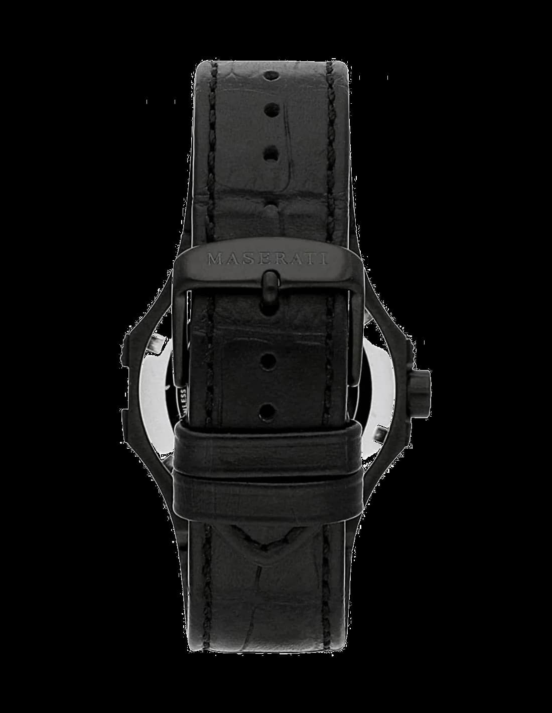 Montre Maserati R8851108032 homme détail cadran noir