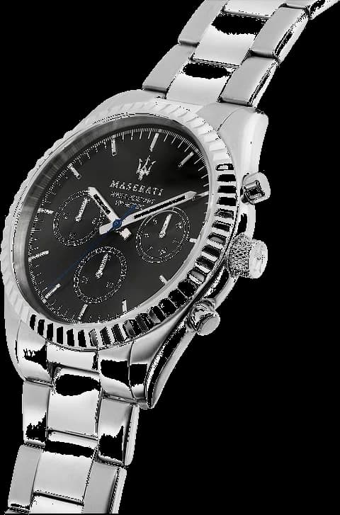 Montre homme Maserati R8853100023 bracelet acier boucle déployante profil