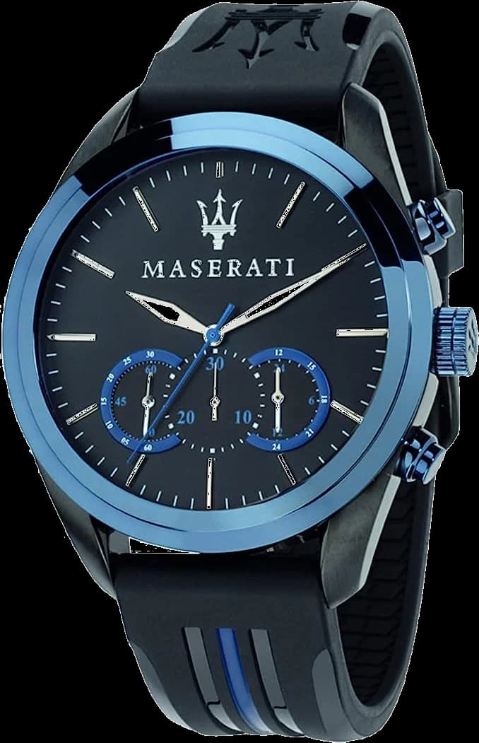 Maserati R8871612006 chronographe en cuir et acier inoxydable — Montres Outlet