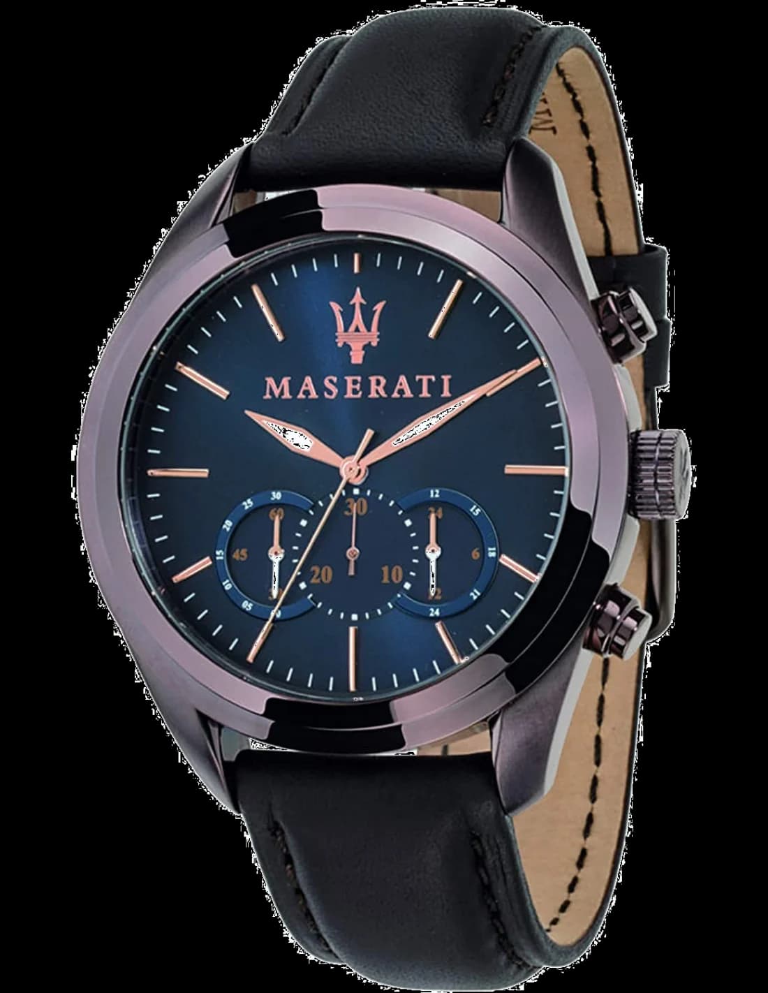 Maserati R8871612008 cadran noir et boîtier acier — Montres Outlet