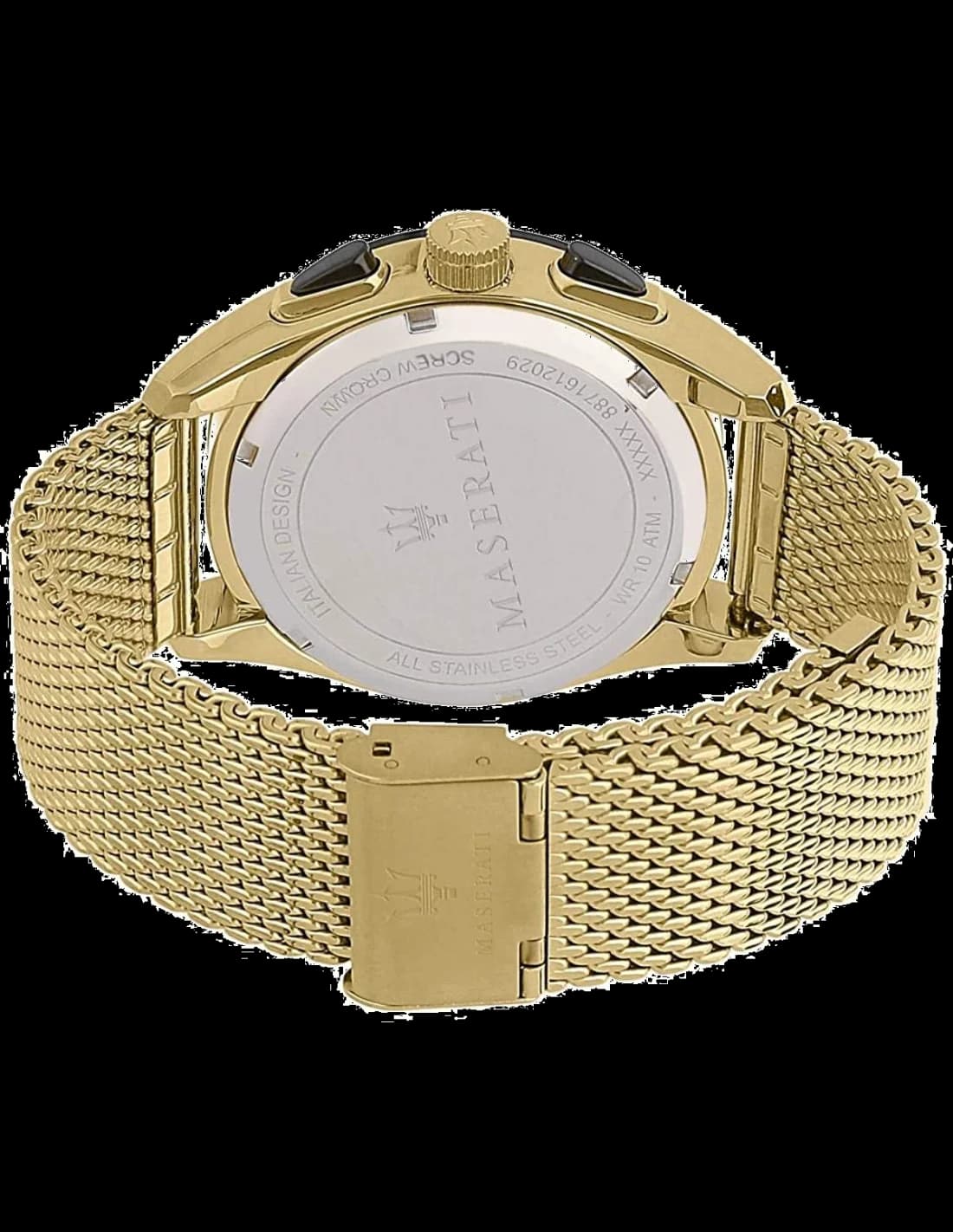 Montre Maserati R8873612010 homme détail cadran noir