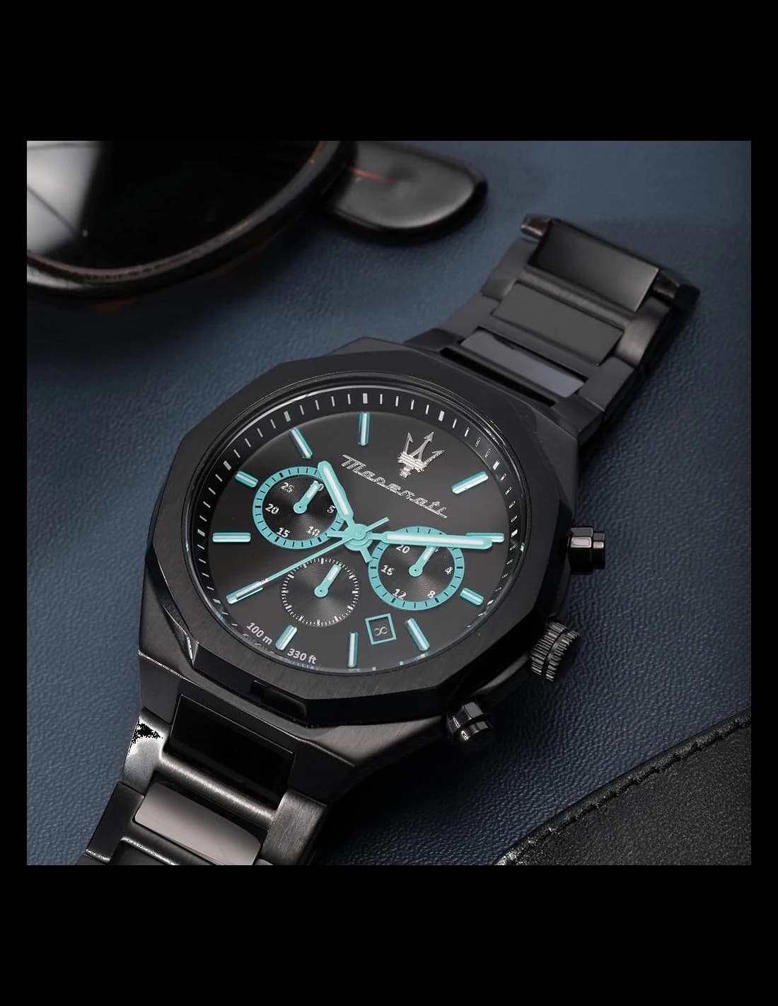 Montre Maserati R8873644001 homme verso boîtier noir