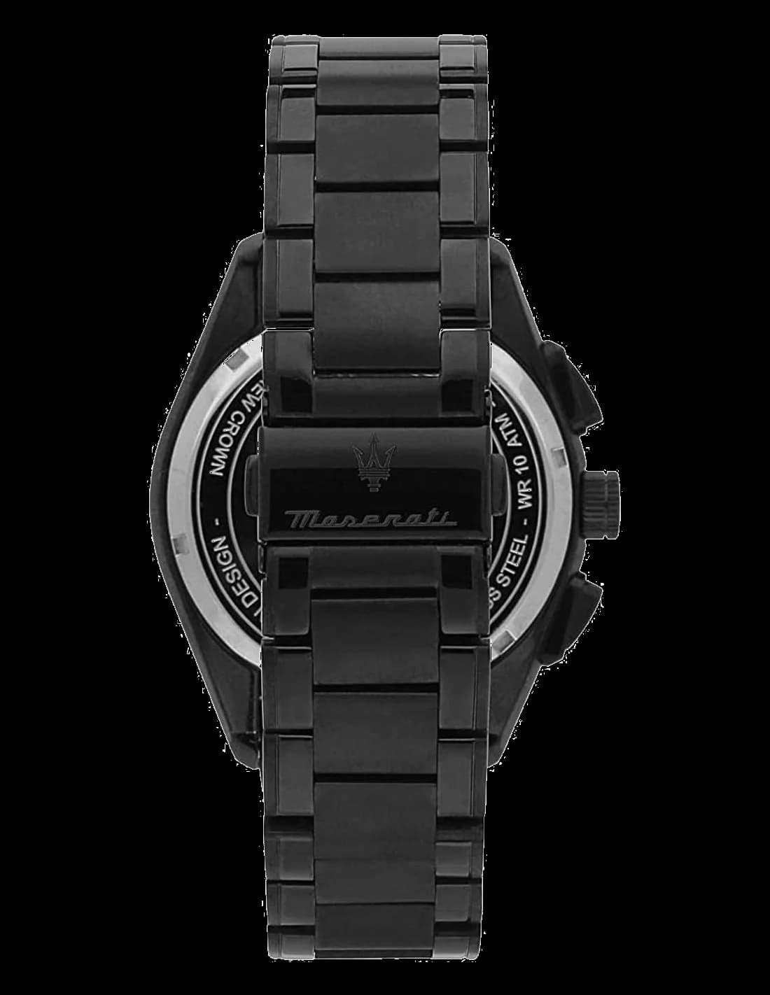 Montre Maserati R8873644002 homme détail cadran noir