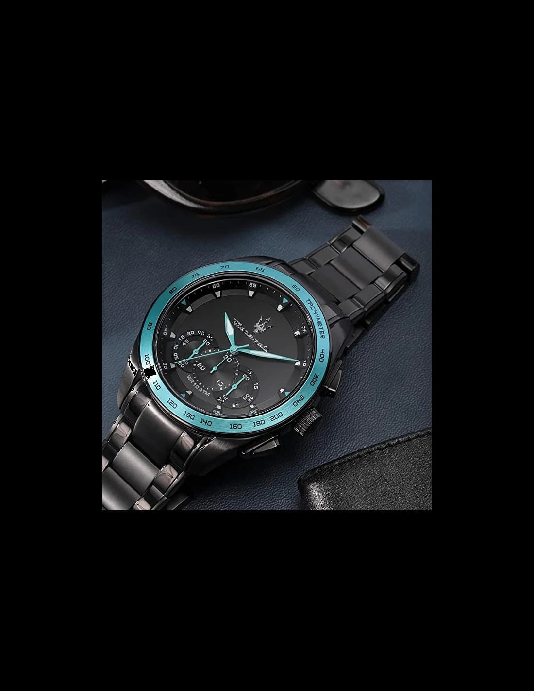 Montre Maserati R8873644002 homme détail bracelet acier inoxydable