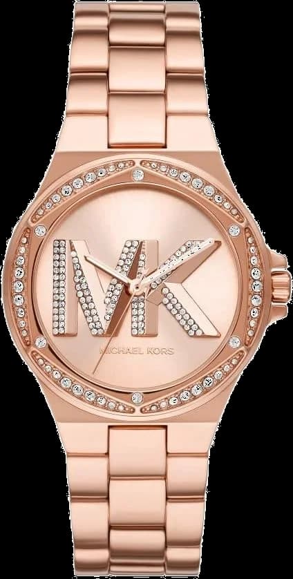 Michael Kors MK1063 montre cadran noir et boîtier acier — Montres Outlet