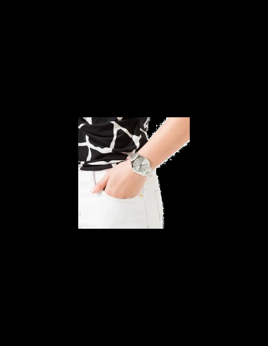 Montre Michael Kors MK3178 femme détail bracelet acier inoxydable