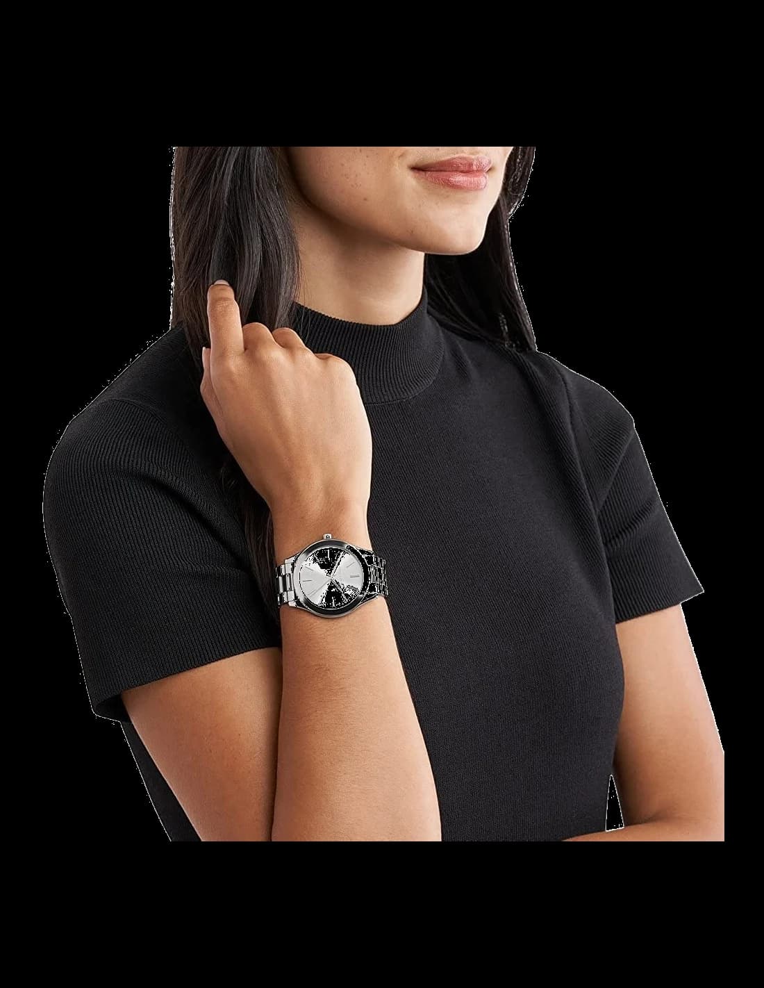 Montre Michael Kors MK3178 femme détail bracelet acier inoxydable