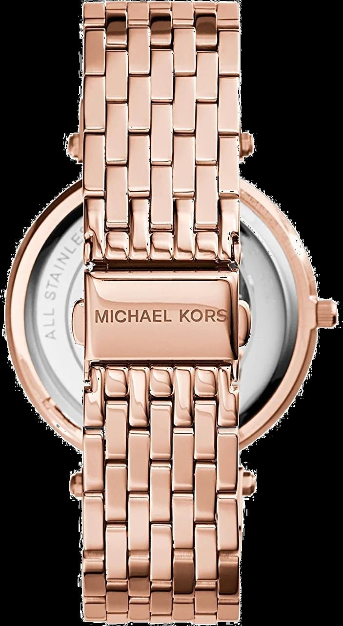 Montre Michael Kors Darci MK3192 ornée de cristaux en acier or rose vue 3