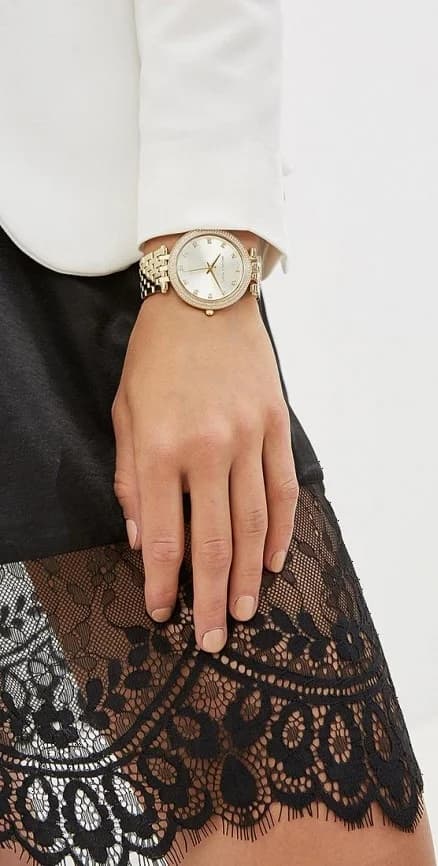 Montre Femme Michael Kors Darci MK3216 Bracelet acier doré vue 4