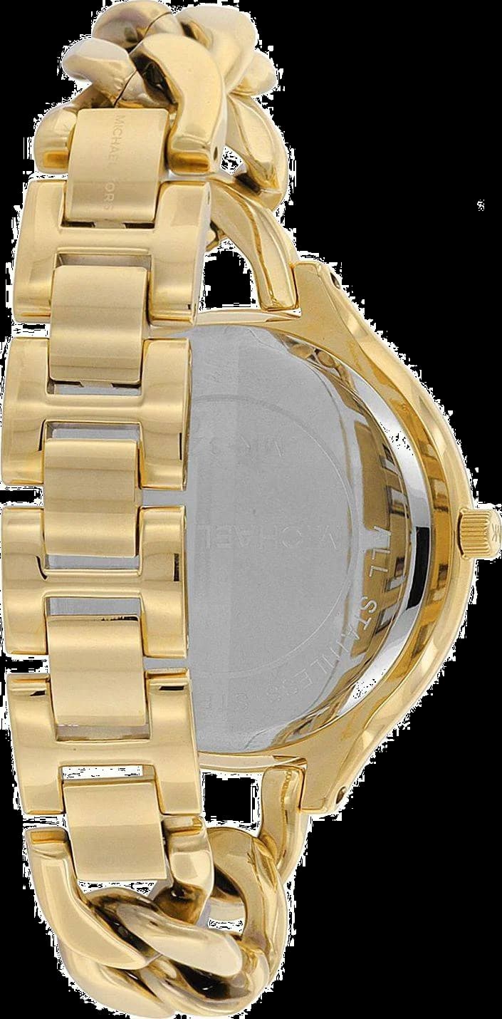 Détails du cadran argenté de la montre Michael Kors MK3222