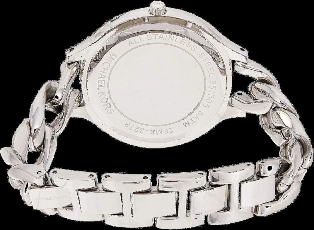 Montre Michael Kors MK3279 Bracelet Chaîne en Acier Argenté vue 2