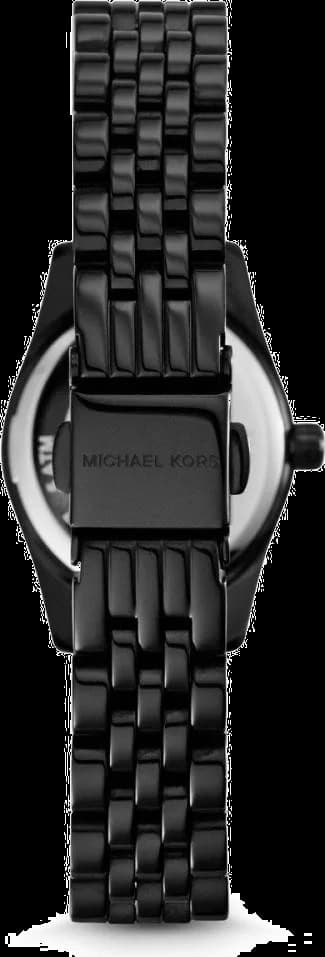 Montre Michael Kors MK3299 Lexington en Acier Noir à Lunette Cannelée vue 3