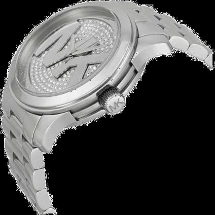 Montre Michael Kors Runway MK3375 cadran avec logo MK vue 2