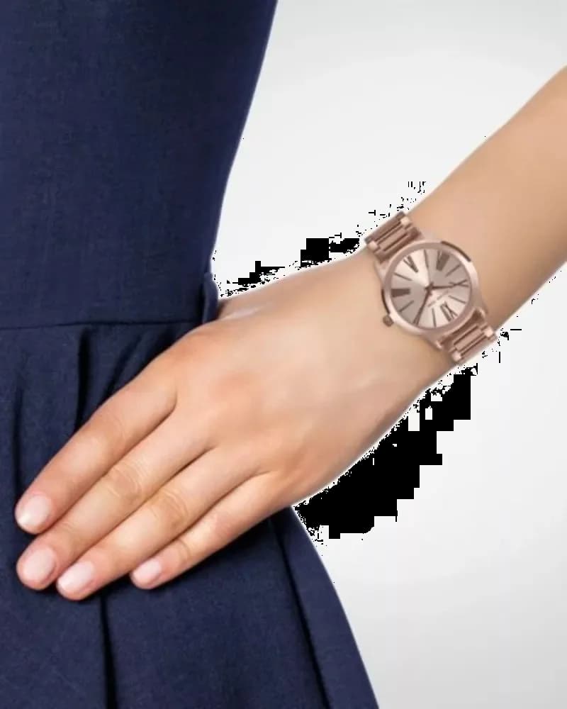 Montre Femme Michael Kors MK3491 Bracelet en acier or rose vue 3