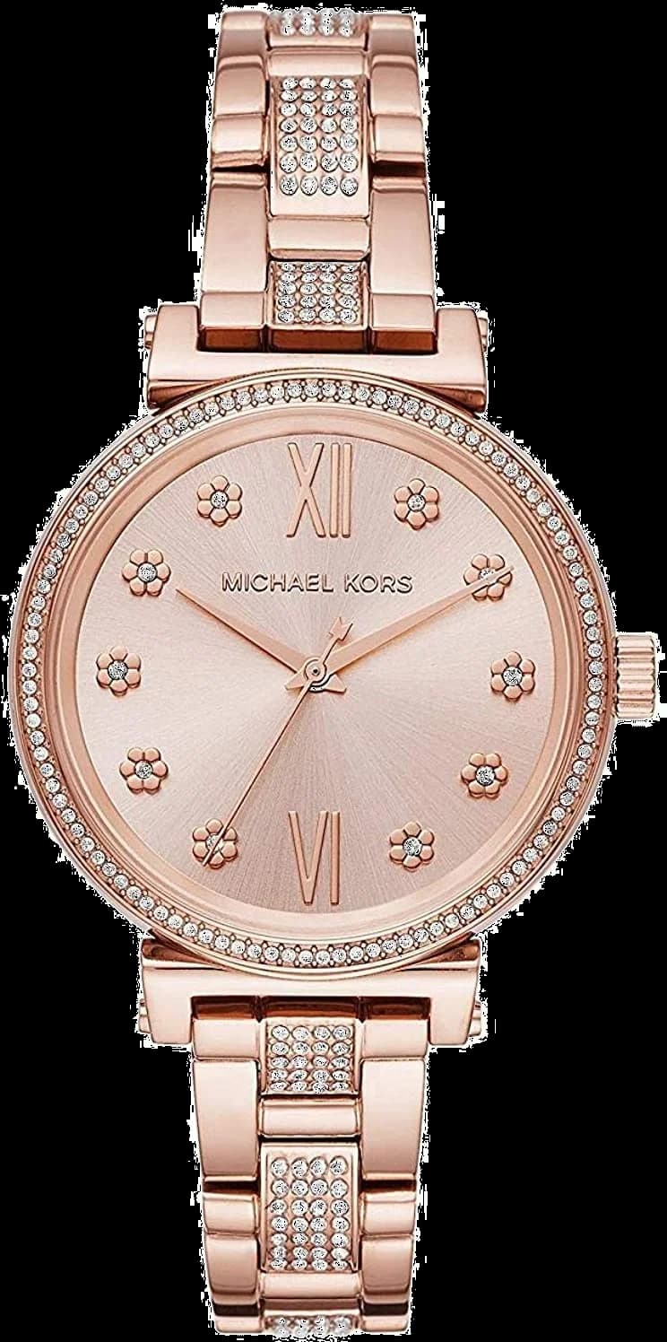 Michael Kors MK3882 montre acier inoxydable blanc — Montres Outlet