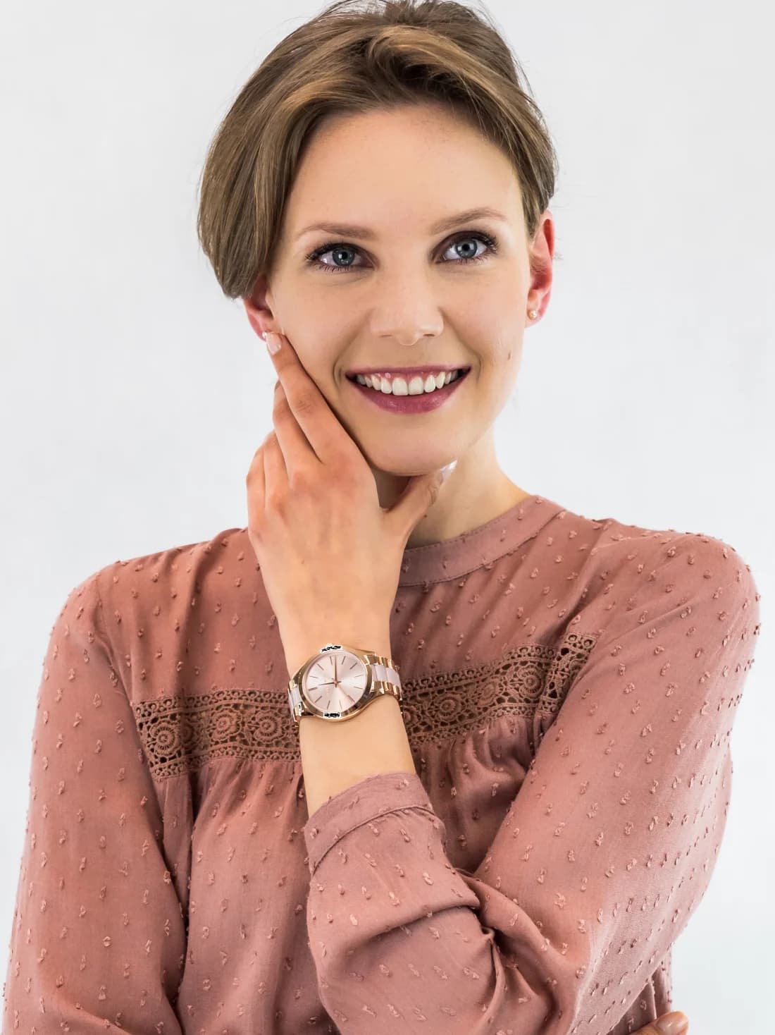 Montre Michael Kors MK4294 en Acier Inoxydable Or Rose vue 4