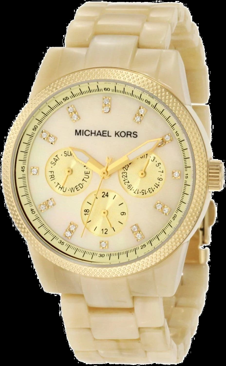 Michael Kors MK5039 cadran noir et boîtier argenté — Montres Outlet