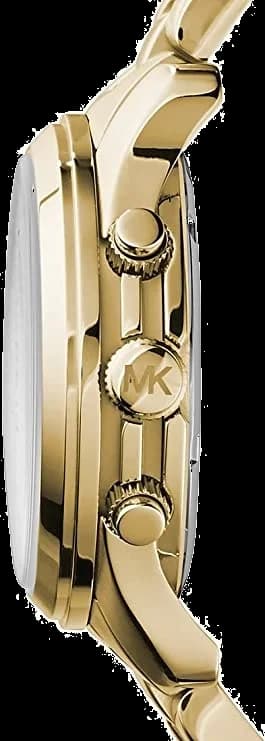 Montre Michael Kors Runway MK5055 en acier doré avec fonction chonomètre vue 2