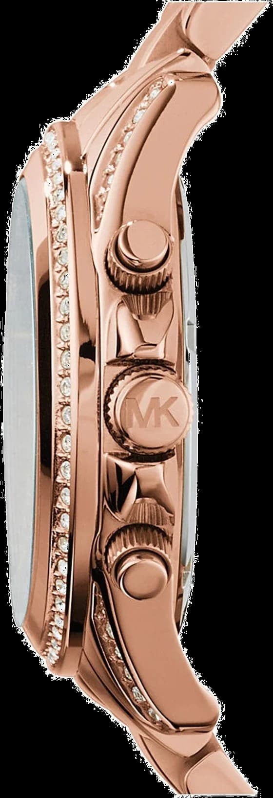 Montre Femme Michael Kors Runway MK5263 Bracelet acier or rose vue 2