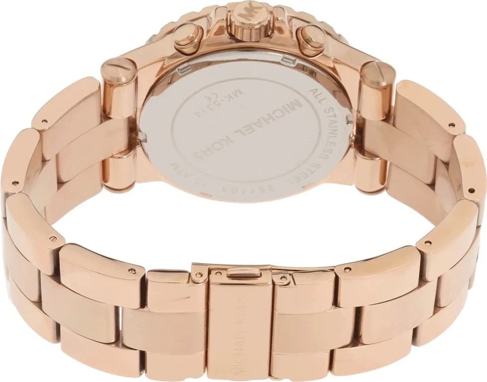 Montre Michael Kors MK5314 en Acier Or Rose à Affichage Analogique vue 2