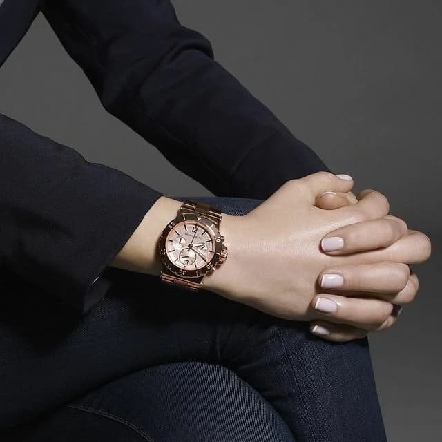 Montre Michael Kors MK5314 en Acier Or Rose à Affichage Analogique vue 3