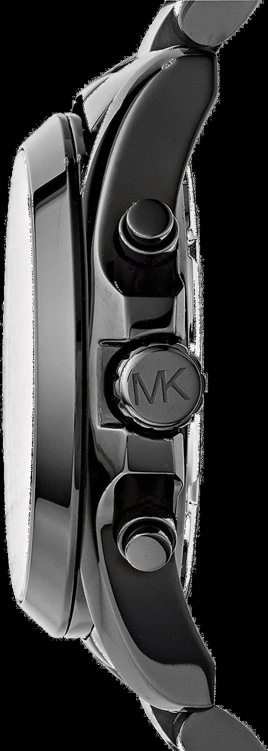 Montre Michael Kors MK5550 femme profil boîtier acier inoxydable 43mm