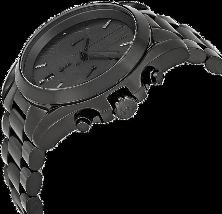 Montre Michael Kors MK5550 cadran noir index romains aiguilles chronographe