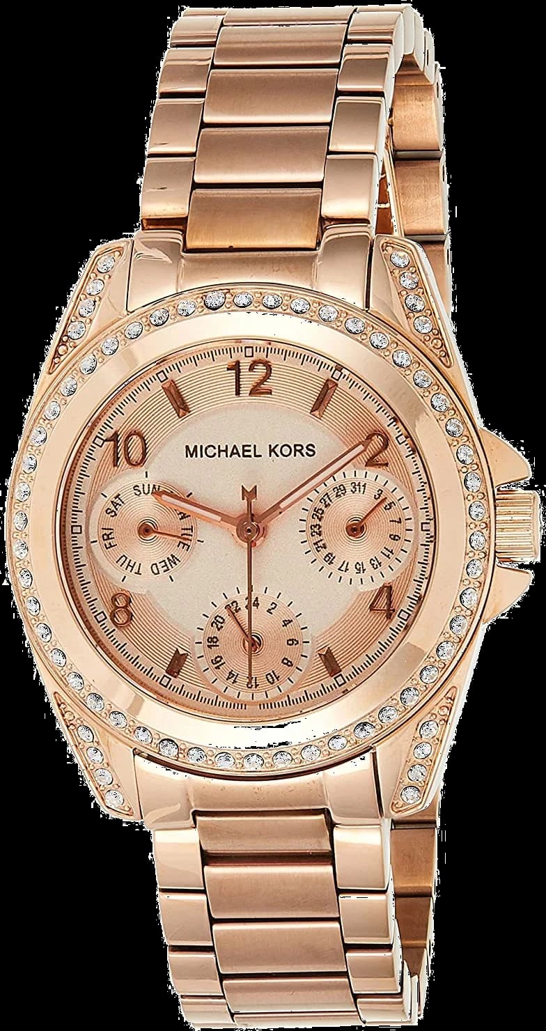 Montre Femme Michael Kors Blair MK5613 Or Rose vue 3