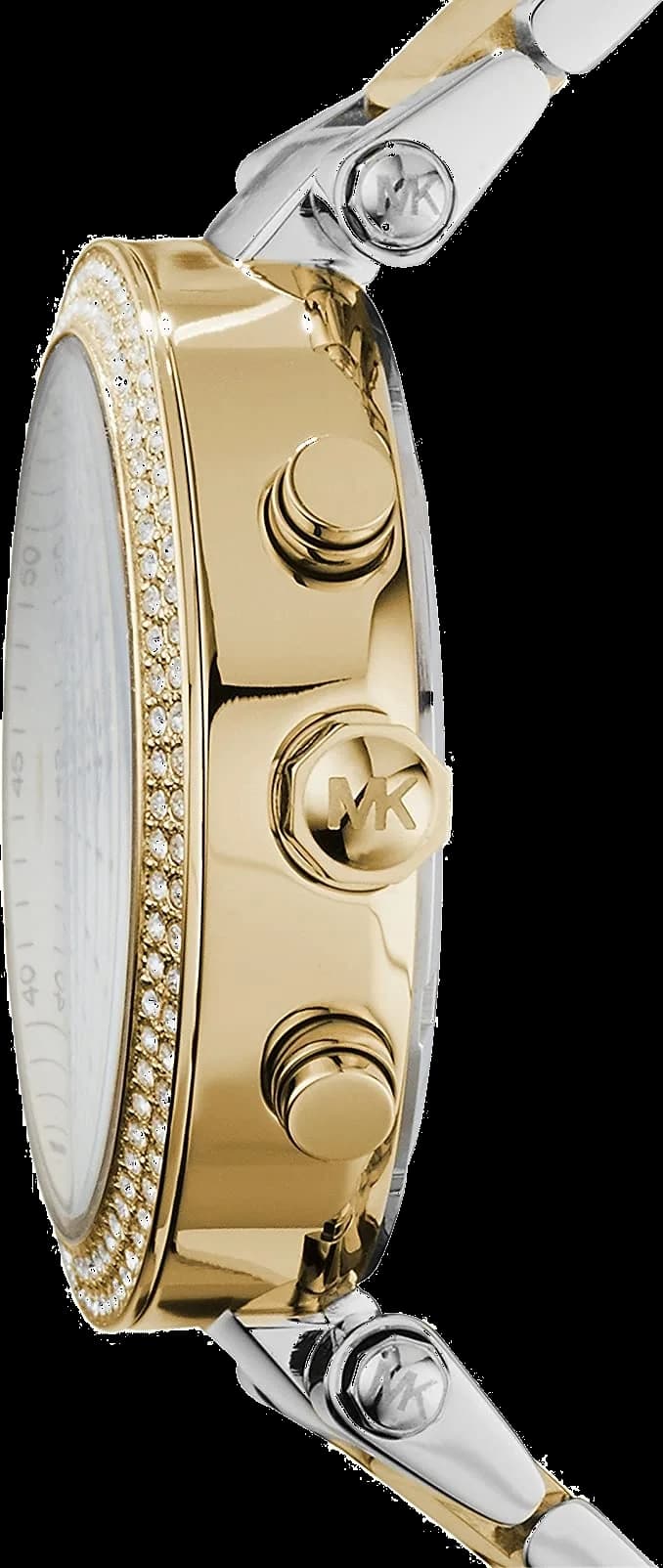 Montre Michael Kors Parker MK5626 chrnomètre acier bicolore vue 2