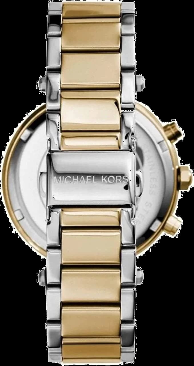 Montre Michael Kors Parker MK5626 chrnomètre acier bicolore vue 4