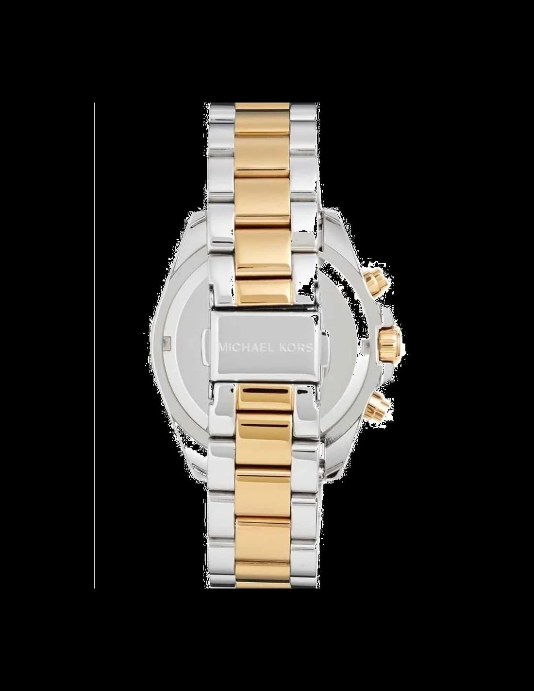 Montre Michael Kors MK5627 Bradshaw gros plan cadran argenté index analogique date