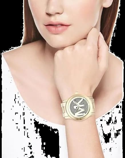 Montre Michael Kors MK5706 femme détail cadran argent