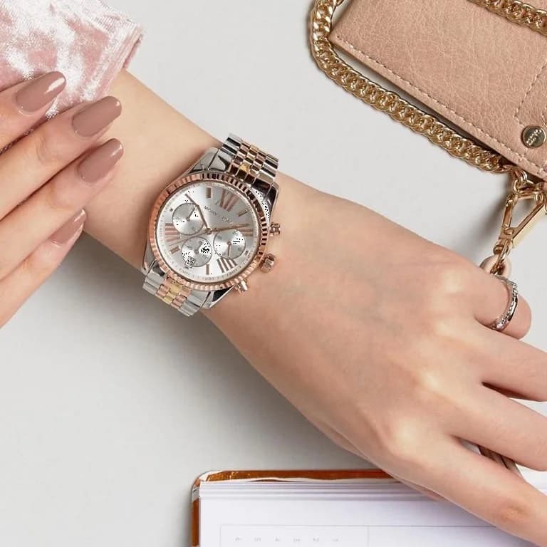 Montre Michael Kors MK5735 femme verso boîtier argent